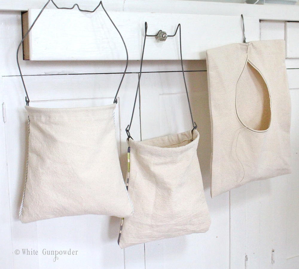 Reusing Vintage Clothespin Bags For New Purposes White Gunpowder